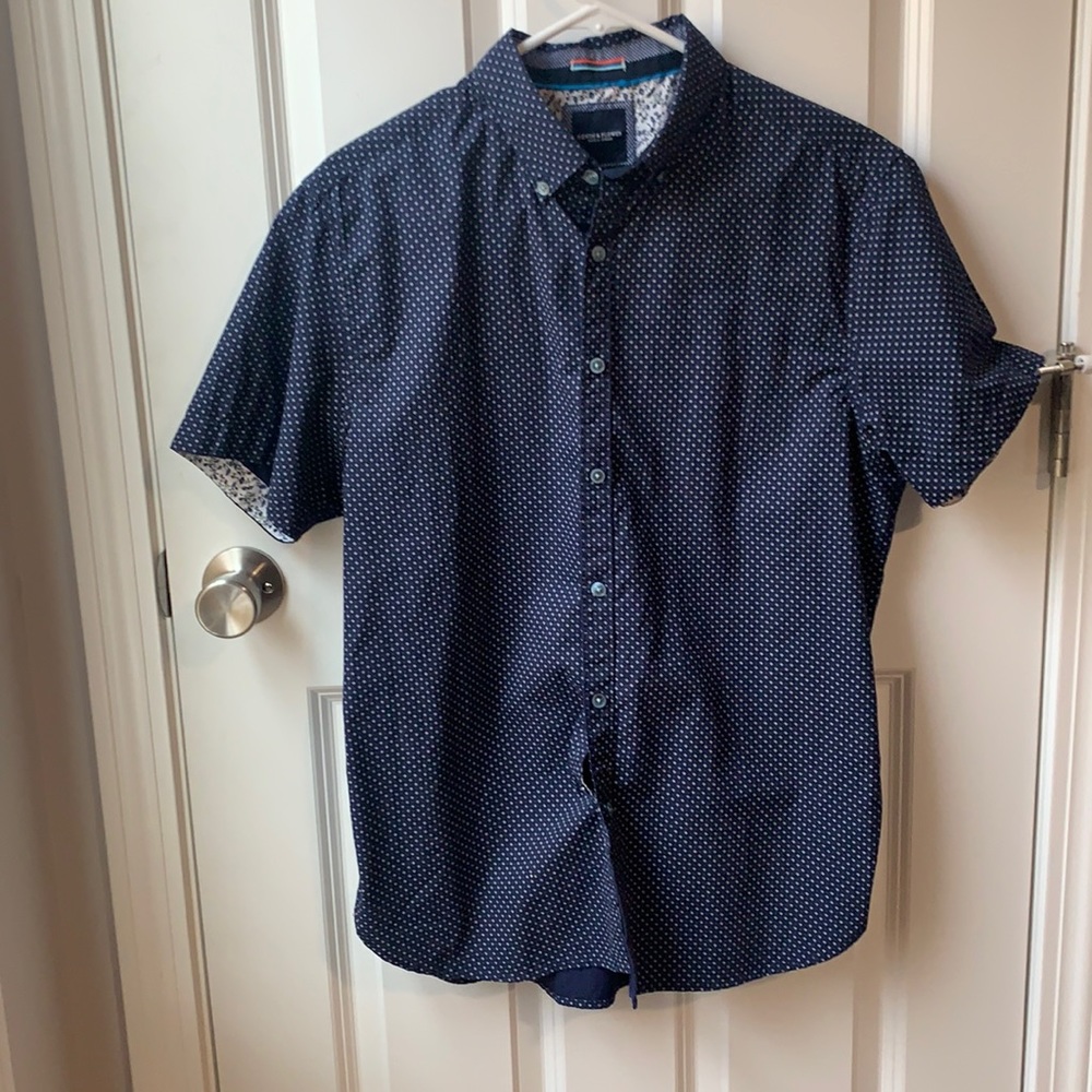 Button down floral t shirt